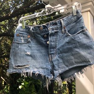 Denim cut offs